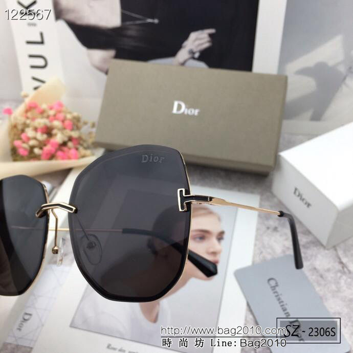 DIOR-迪奧 2019新款 太陽鏡 減輕強光負擔 遮擋有害光線防輻射 出行旅遊必備品 2306S  lly1183